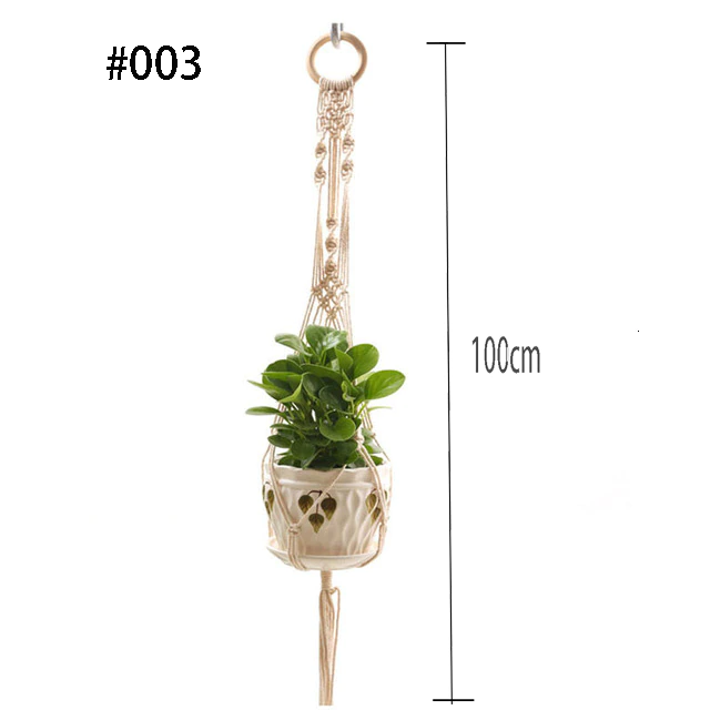 Miniatura: 100% Handmade Macrame Plant Hanger