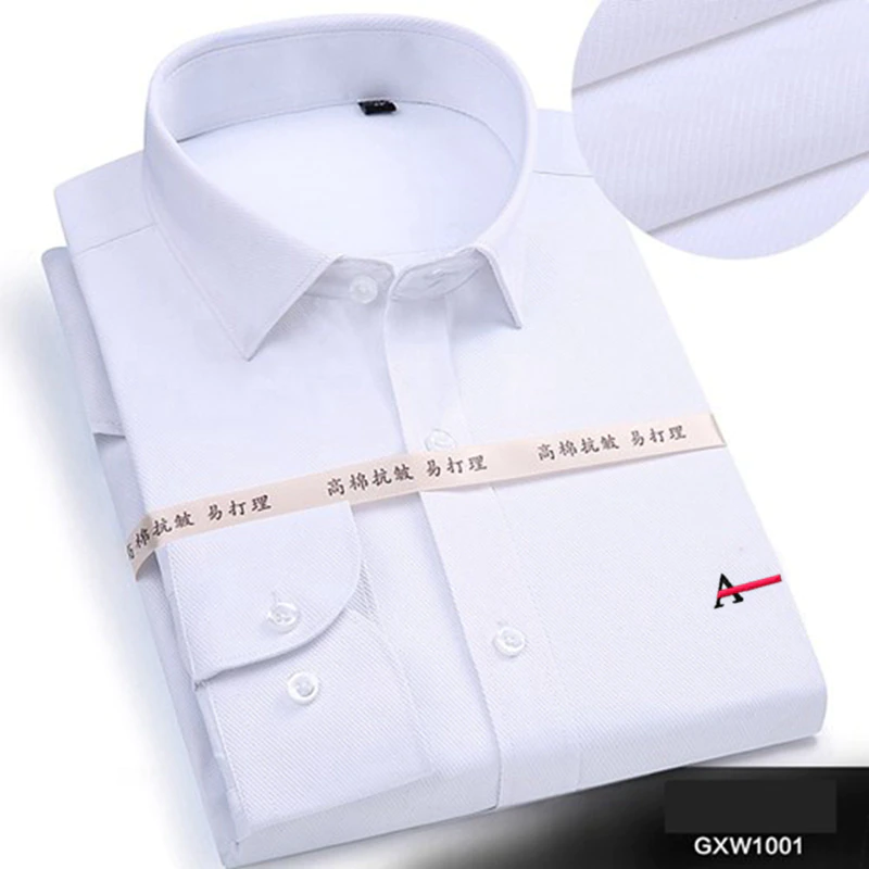 Miniaturbild: Men's Casual Long Sleeve Business Formal Shirt Camisa Social Masculina