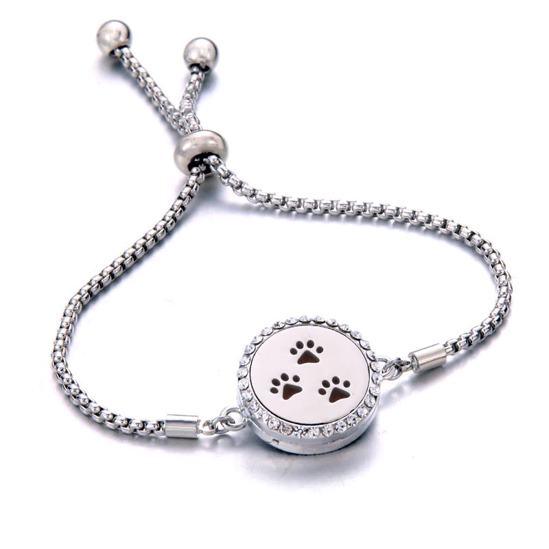 Miniatura: Adjustable Perfume Essential Oil Diffuser Locket Bracelet 