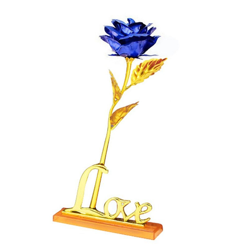 Miniatura: 24K Foil Plated Rose Gold Rose Valentine's Day Gift Lasts Forever Love Wedding