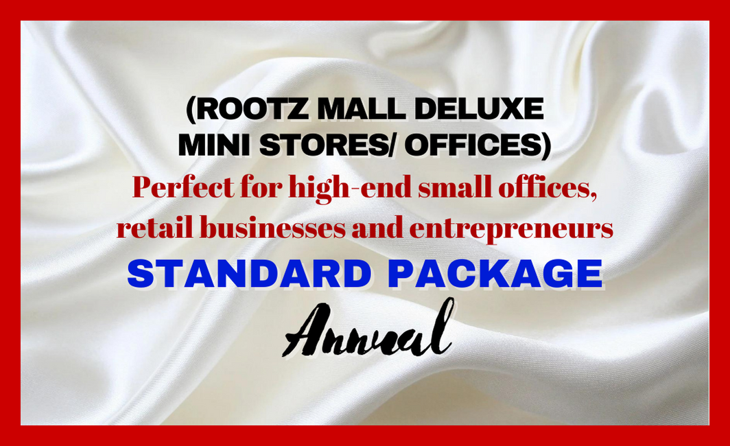 Rootz Mall Deluxe Mini Store/ Office (Annual Standard Package)