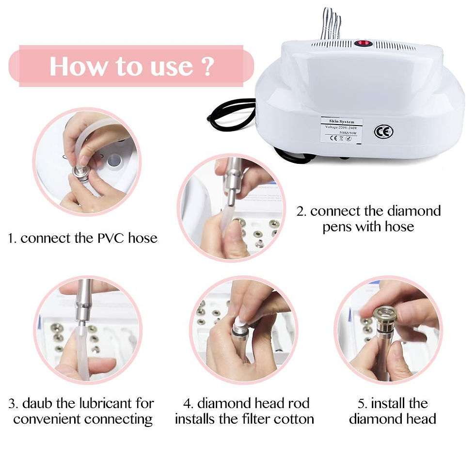 サムネイル： Diamond Microdermabrasion Machine for Home/ Salon Use