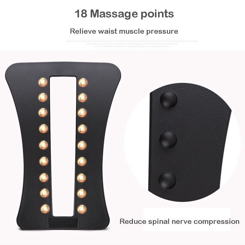 Miniature : Back Stretcher Massager Relieve Spine Pain Chiropractic Health Care Relaxation