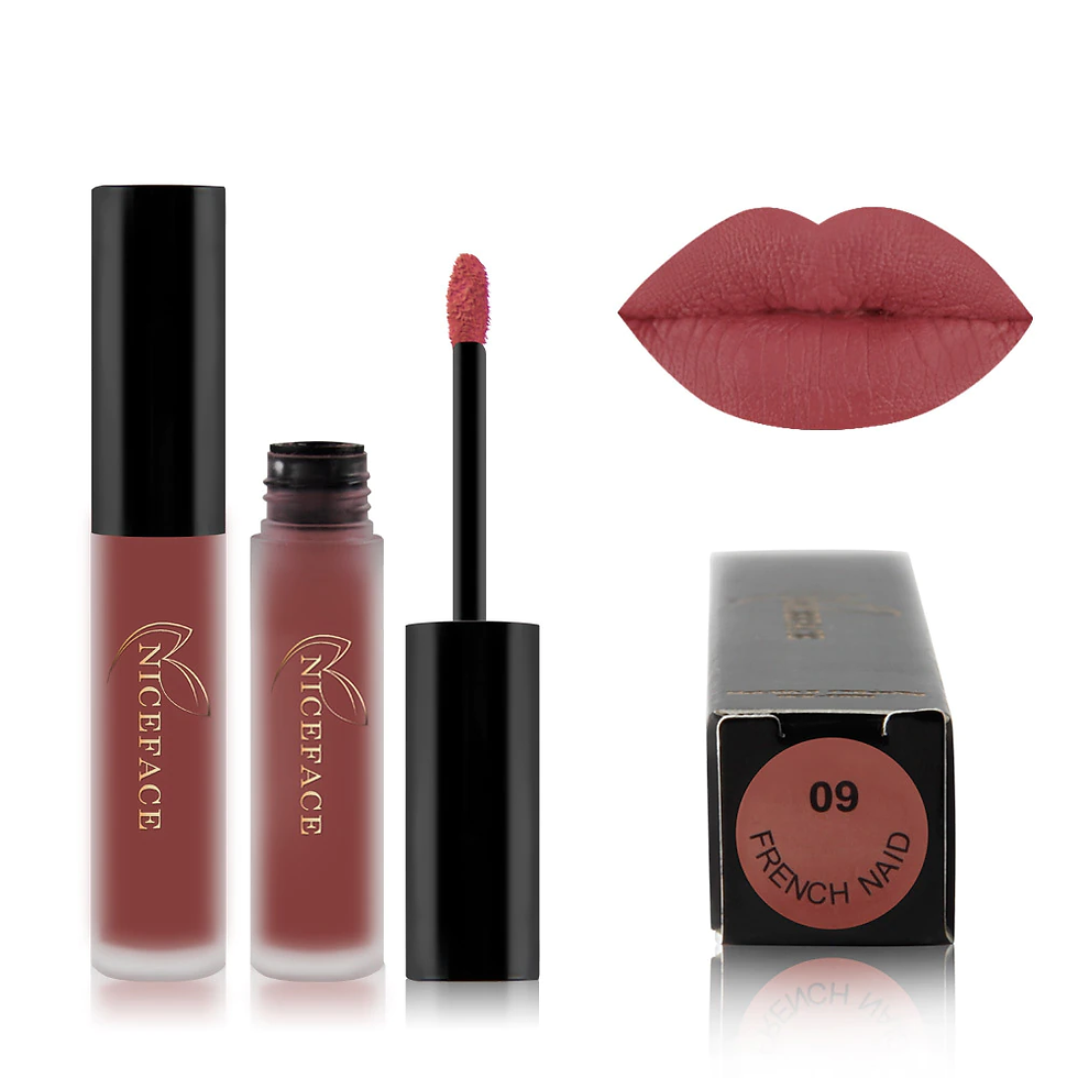 Thumbnail: 25-Color Matte Liquid Lipstick | Nude High-pigment, Waterproof Lip Gloss 