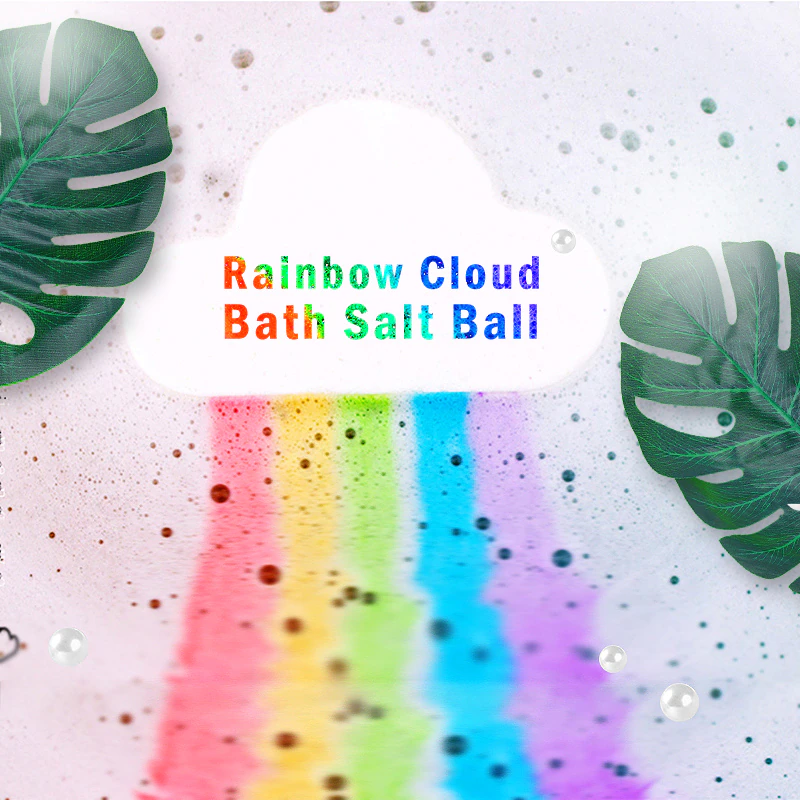 Miniatura: Organic Bath Bomb Bubble Bath Salt Homemade Stress Relief Rainbow Bathing Ball