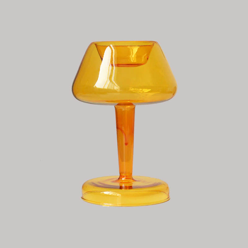 サムネイル： Glass Candle Holders | Romantic Wedding Candelabra Home Decor 