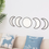 Thumbnail: Nordic/ Boho-Style Wooden Moonphase Mirror Set 