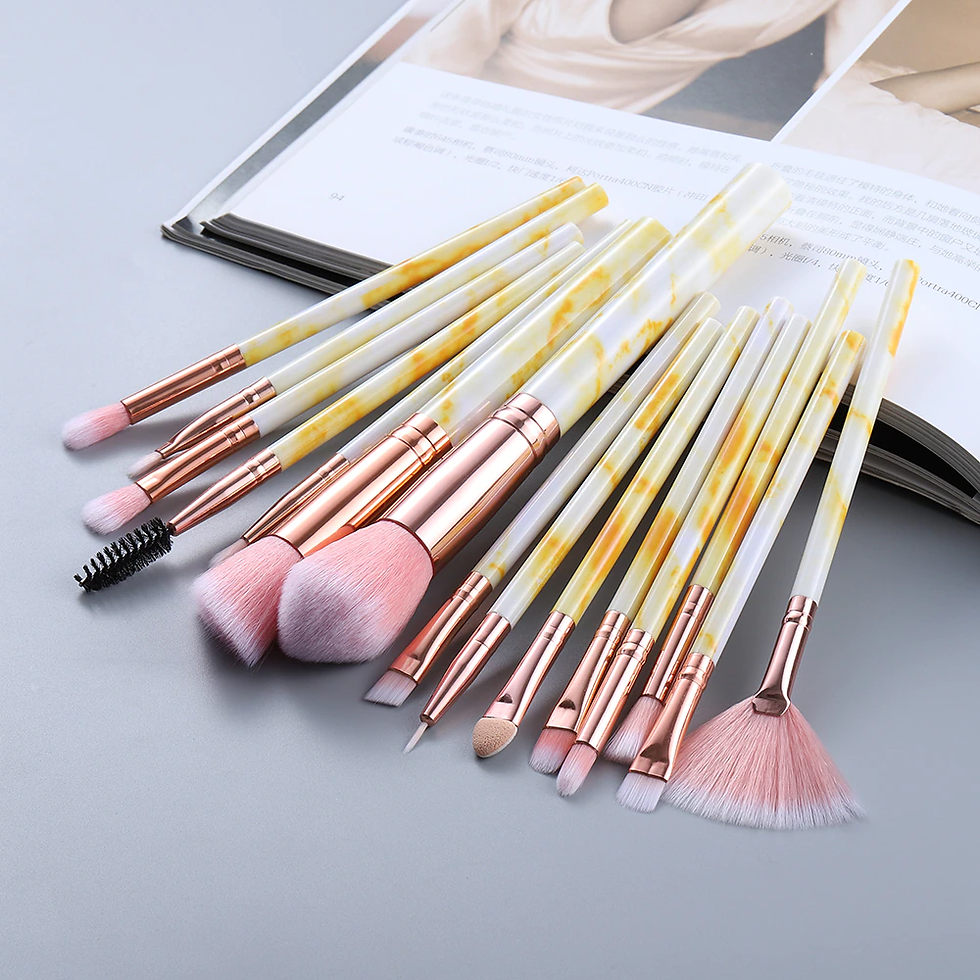 Thumbnail: FLD 5/15Pc Makeup Brush Tool Set Cosmetic Powder/ Eye Shadow 