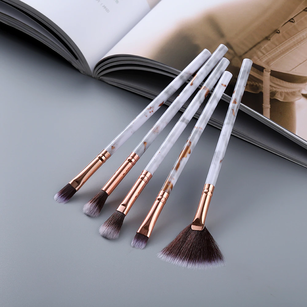 थंबनेल: FLD 5/15Pc Makeup Brush Tool Set Cosmetic Powder/ Eye Shadow 
