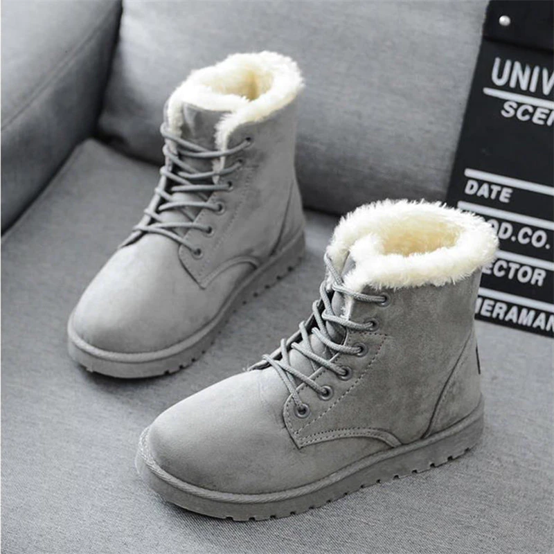 Miniatura: Women's Plus-size Winter Snow Boots