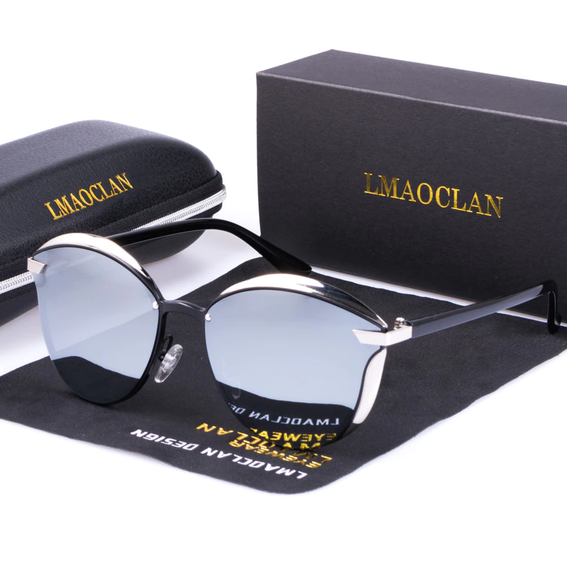 Miniaturbild: LMAOCLAN Women's Polarized Luxury Sunglasses 