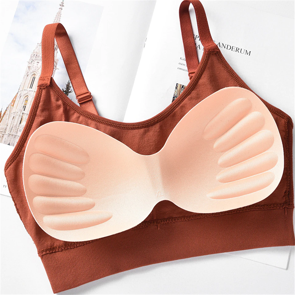 サムネイル： Push Up Cotton Sports Bras 