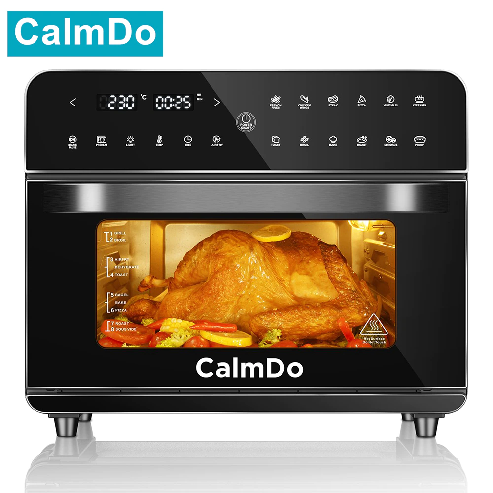 CalmDo 1800W 25L Smart Air Fryer Oven | Toaster Rotisserie