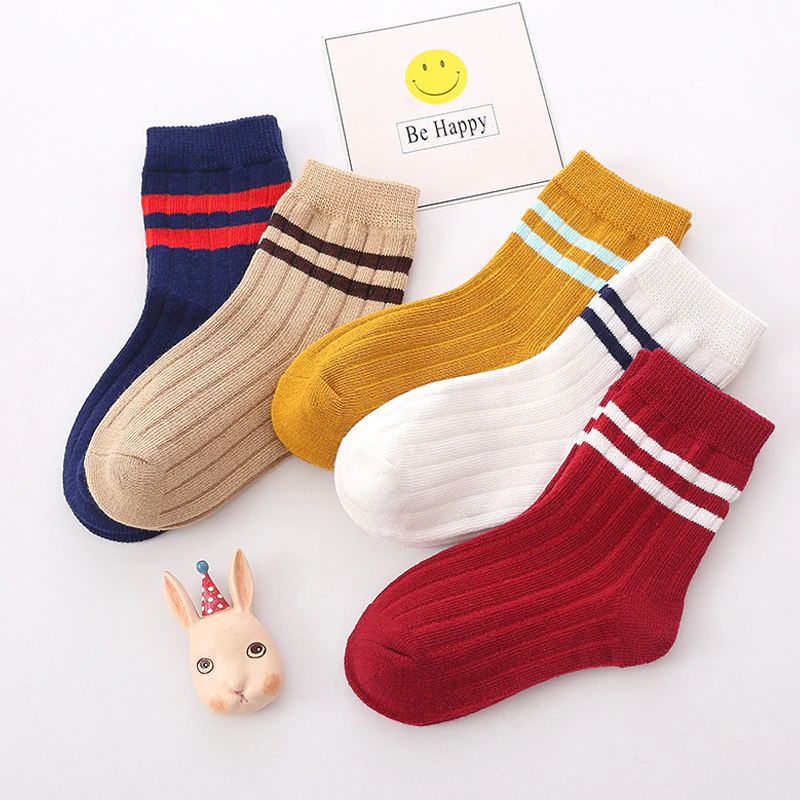 थंबनेल: 5 Pair Cotton Children's Socks 