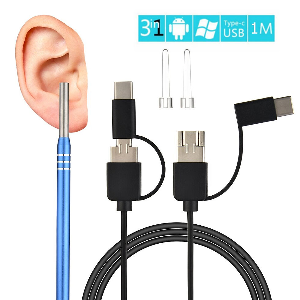 Miniaturbild: Ear Cleaning Endoscope 2 in1 USB HD Visual Ear Spoon 5.5mm Mini Camera Android