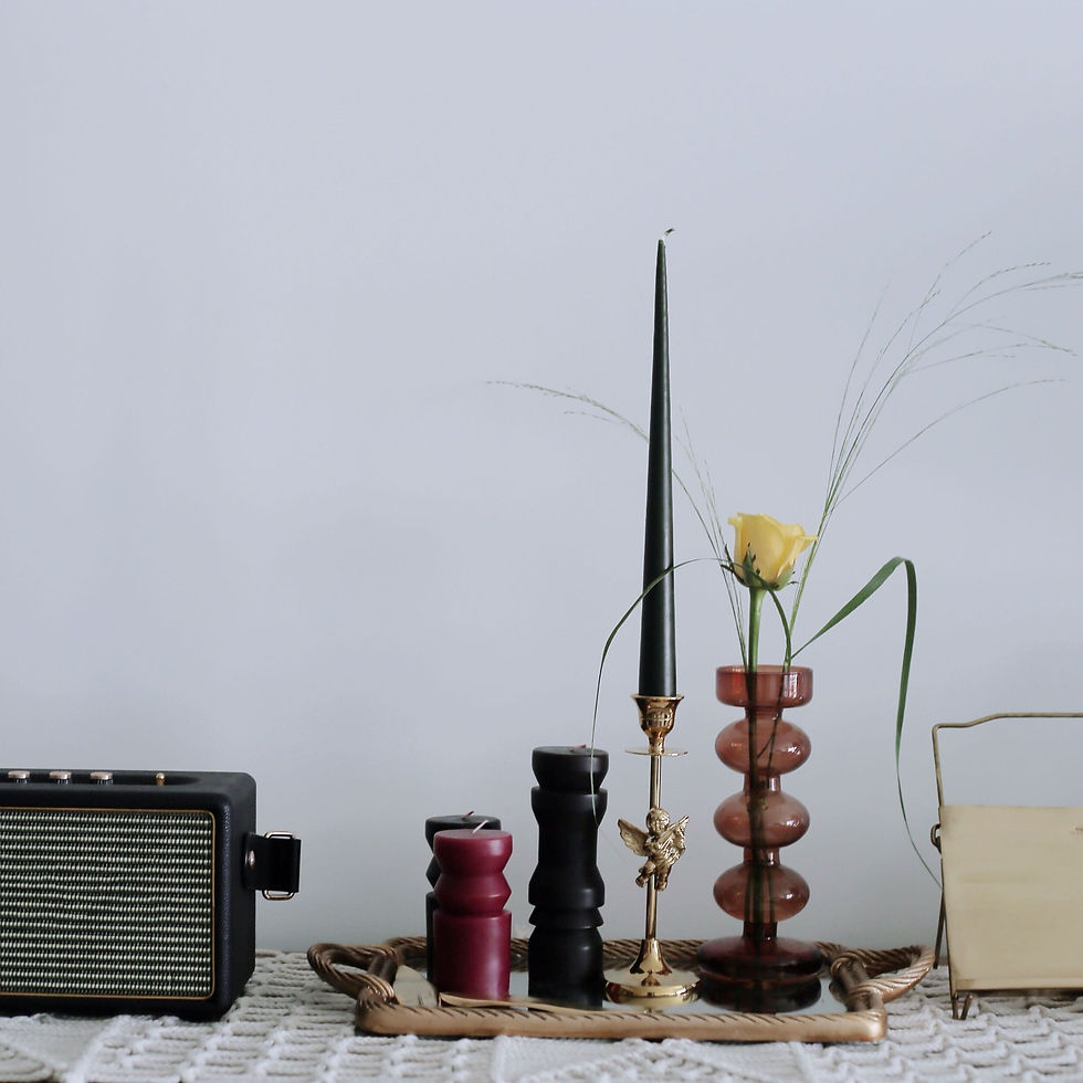 サムネイル： Glass Candle Holders | Romantic Wedding Candelabra Home Decor 
