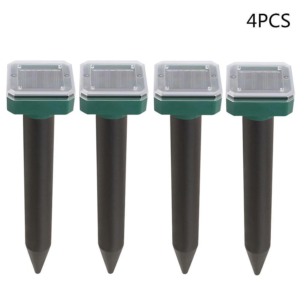 Thumbnail: 1/2/4/8Pcs Solar Ultrasonic Repeller | Spike Garden Pest Deterrent
