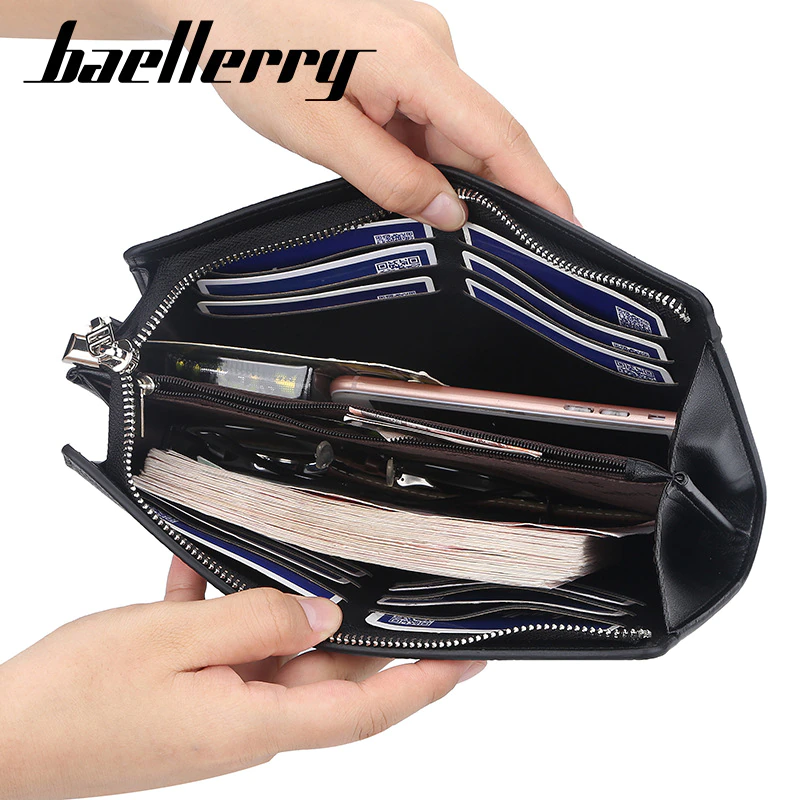 Miniaturbild: Baellerry Men's High-Quality Wallet with Card Holder 