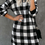 Thumbnail: Fitshinling Plaid Vintage Autumn/ Winter Sweater Dress 