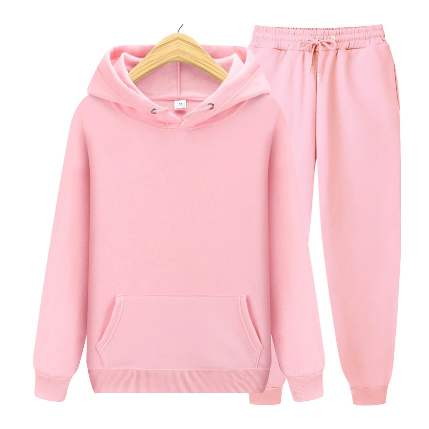 Miniatura: Men's Sets Hoodies+Pants Autumn Winter Hooded Sweatshirt Sweatpants Fashion Slim