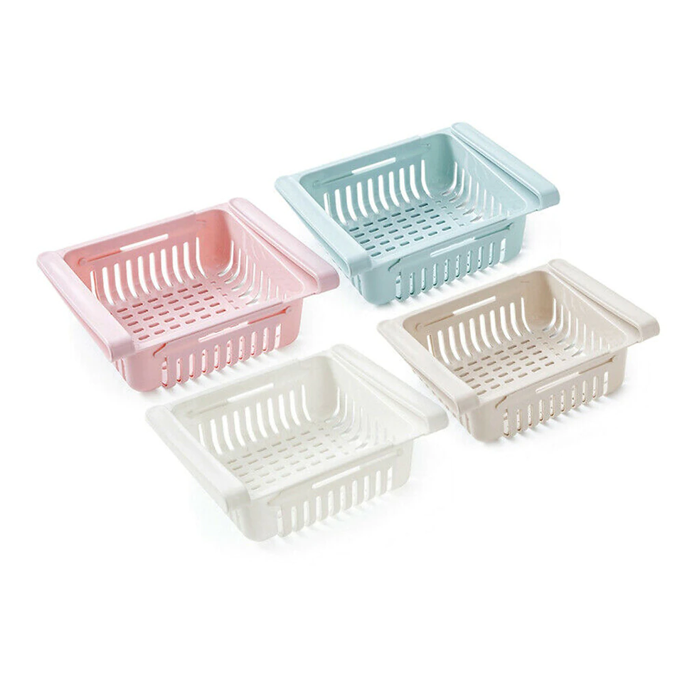 Miniatura: Telescopic Drawer Fridge Storage Box 