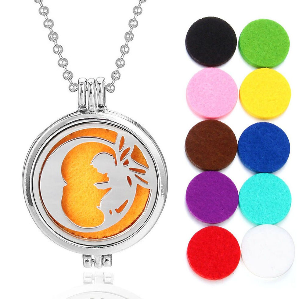 Miniature : New Aromatherapy Jewelry Tree of Life Aroma Necklace Essential Oils Diffuser