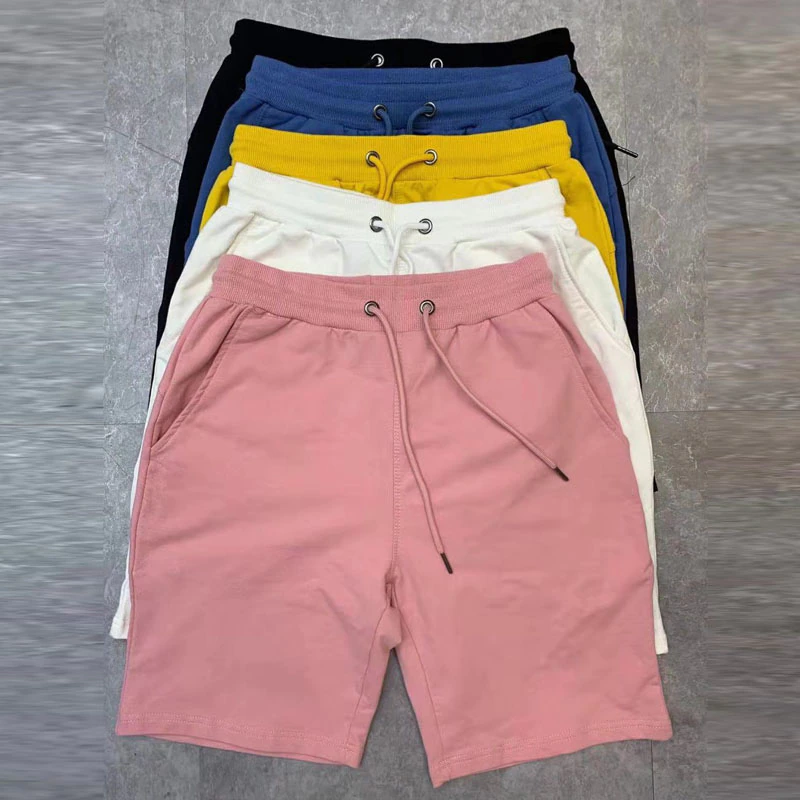 100% Cotton Soft Men’s Drawstring Waist Shorts 