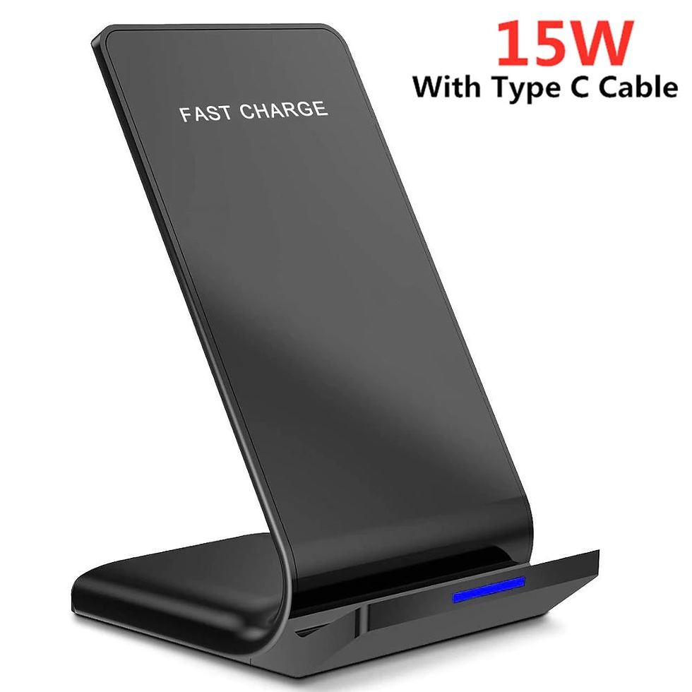Miniaturbild: 30W Qi Wireless Charger Stand For iPhone 13 12 11 Pro X XS Max XR 8 Samsung S21 