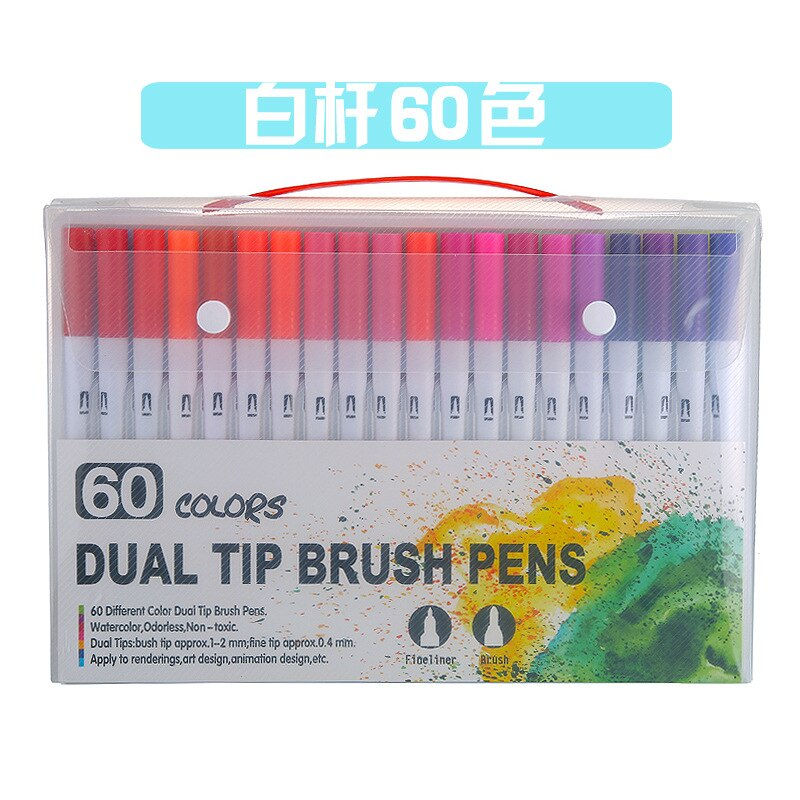Miniaturbild: 10-120 Color Art Pen Set | Water Based Markers for Adult Colouring (Calligraphy)