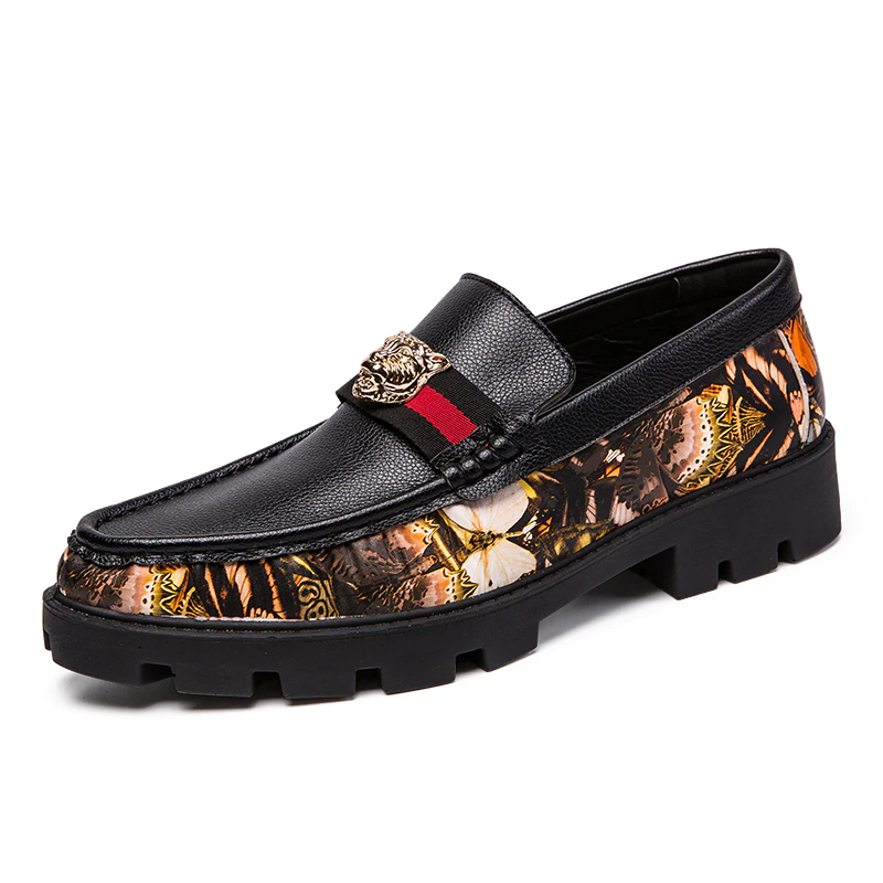 Miniatura: Designer Leather Men's Casual Luxury-Brand Loafers