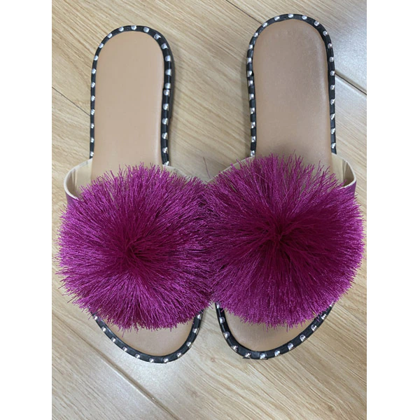 Thumbnail: Women's Flat Open-Toe Slippers