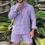 Thumbnail: Men's Fashion Cotton Long Sleeve Outfits
