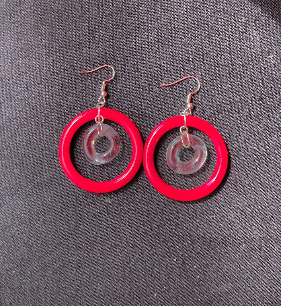 Thumbnail: Large hoop earrings 