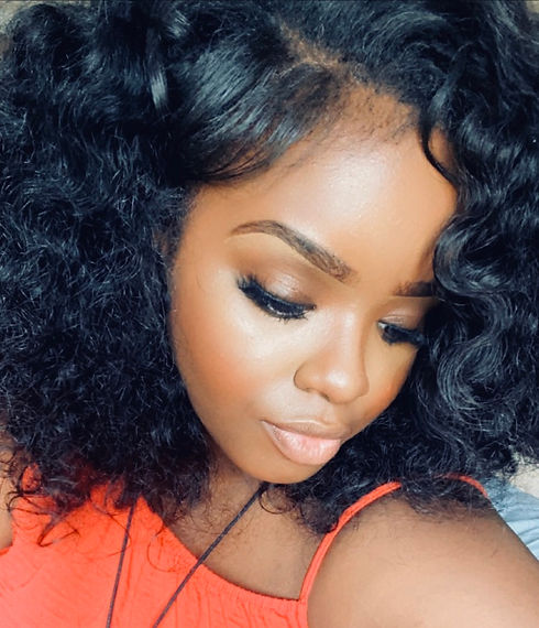 Woman with beautiful hair