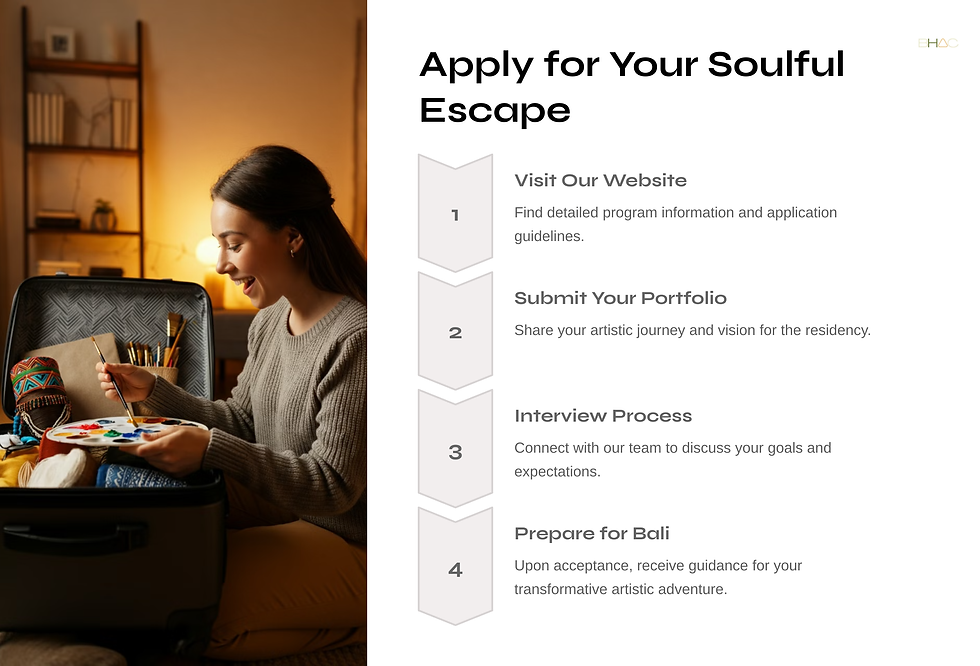 Apply for Your Soulful Escape