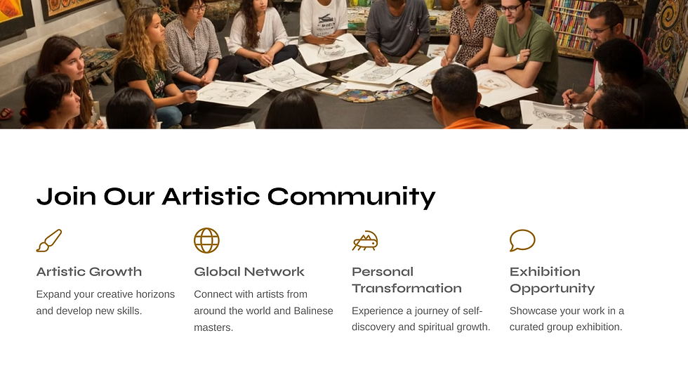 Join Our Artistic Community