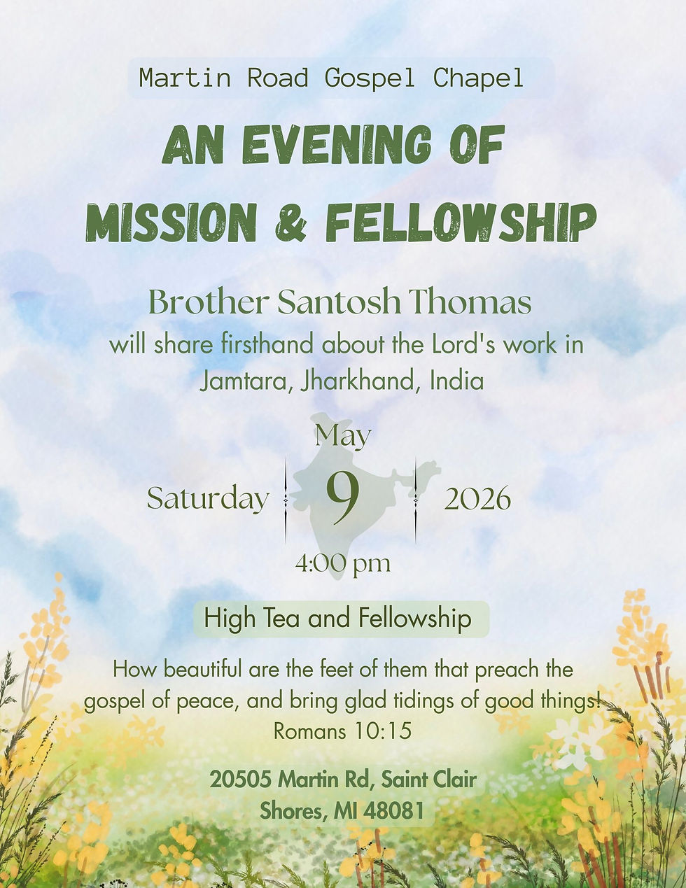 An Evening of Mission & Fellowship