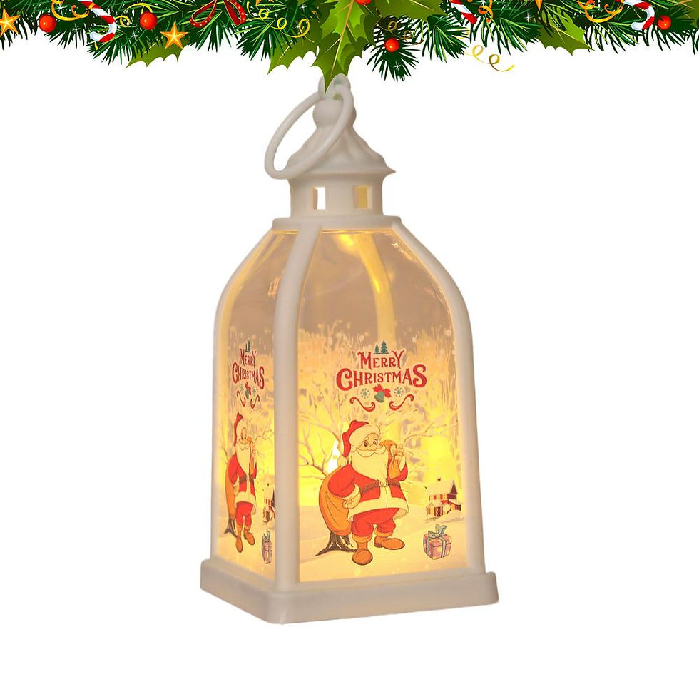 Thumbnail: Christmas Night Light Lighted Tabletop Christmas Decoration Battery Operated LED