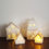 Thumbnail: Gold Rimmed Hollowed Out Desktop Lamp Ornament Christmas Decorations Home Ambian