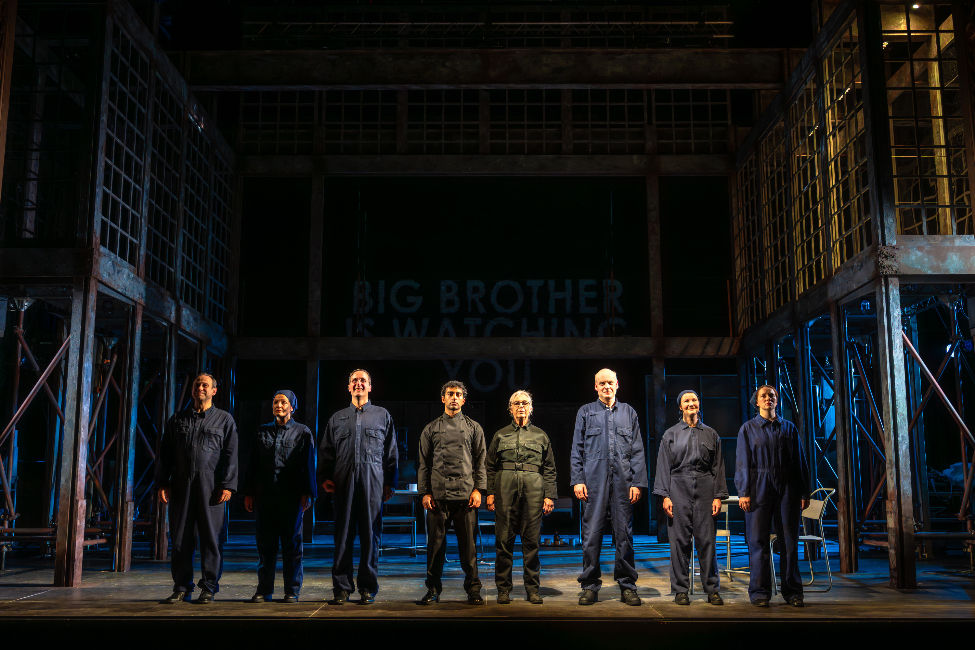 1984 ensemble cast Citizens Theatre, Glasgow. Photo credit: Mihaela Bodlovic