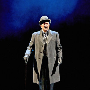 Michael Maloney as Hercule Poirot in Agatha Christie's Murder on the Orient Express. Photo: Manuel Harlan