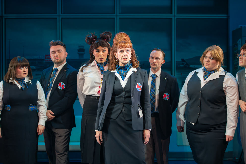 Siobhan Redmond and the cast of The High Life the musical. Photo credit: Tommy Ga-Ken Wan