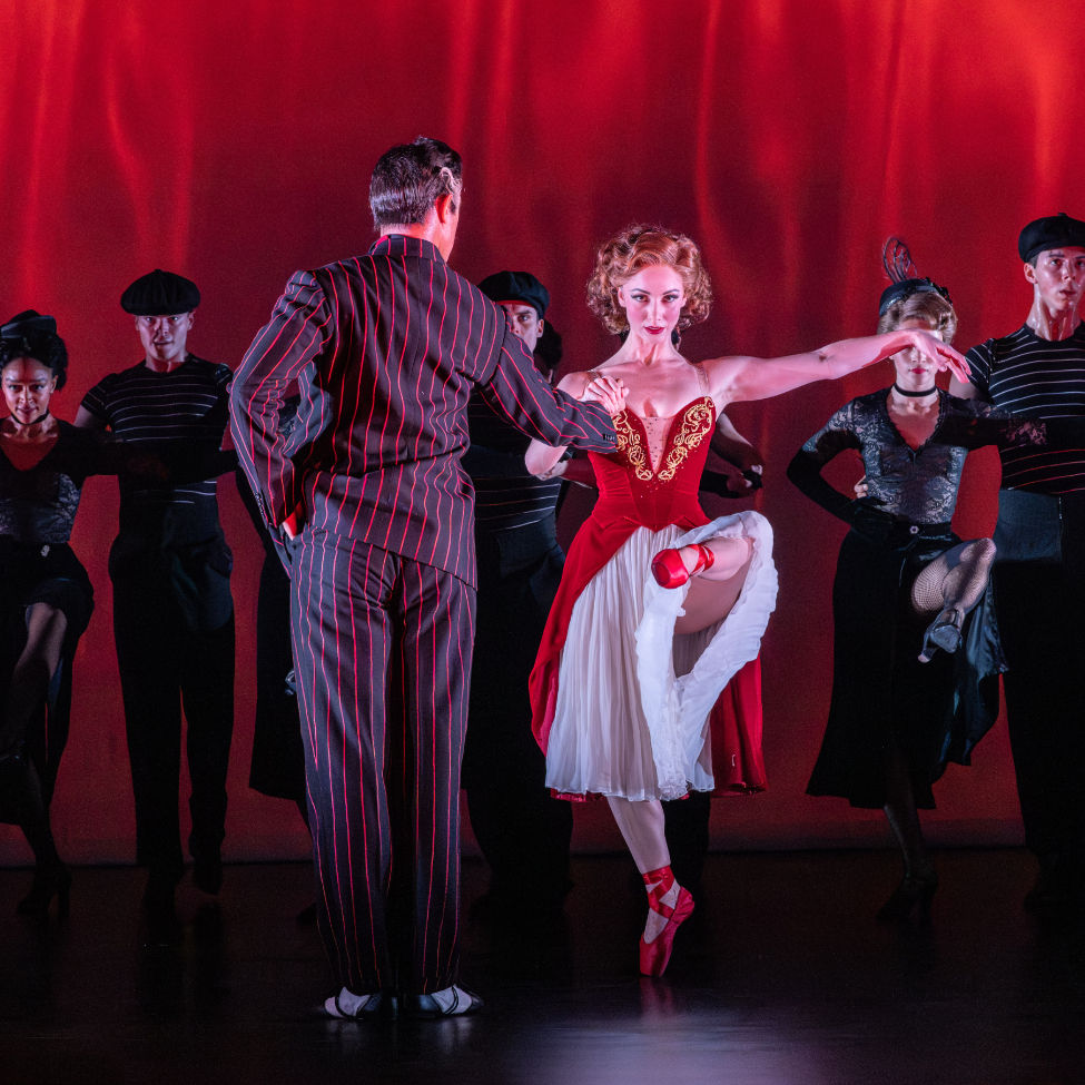 Matthew Bourne's The Red Shoes, 2025 2026 UK tour cast. Photo credit: Johan Persson