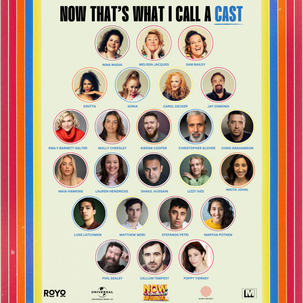 NOW That’s What I Call A Musical full cast list