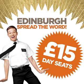 The Book of Mormon at Edinburgh Playhouse tickets