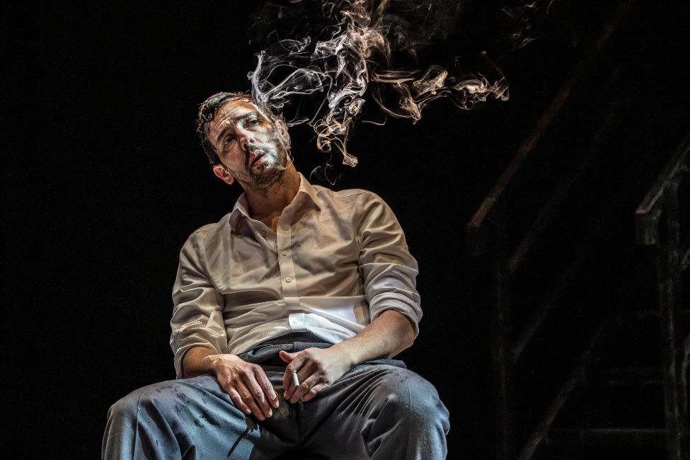 Ralf Little in John le Carre's The Spy Who Came in from the Cold play UK tour. Photo credit: Johan Persson