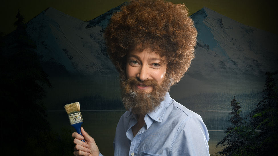 Sarah-Louise Young, The Bob Ross effect, Edinburgh Fringe. Photo credit: Steve Ullathorne
