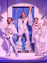 Mamma Mia the musical UK tour cast 2026. Sarah Earnshaw as Tanya, Jenn Griffin as Donna and Rosie Glossop as Rosie. Photo credit: Brinkhoff-Moegenburg