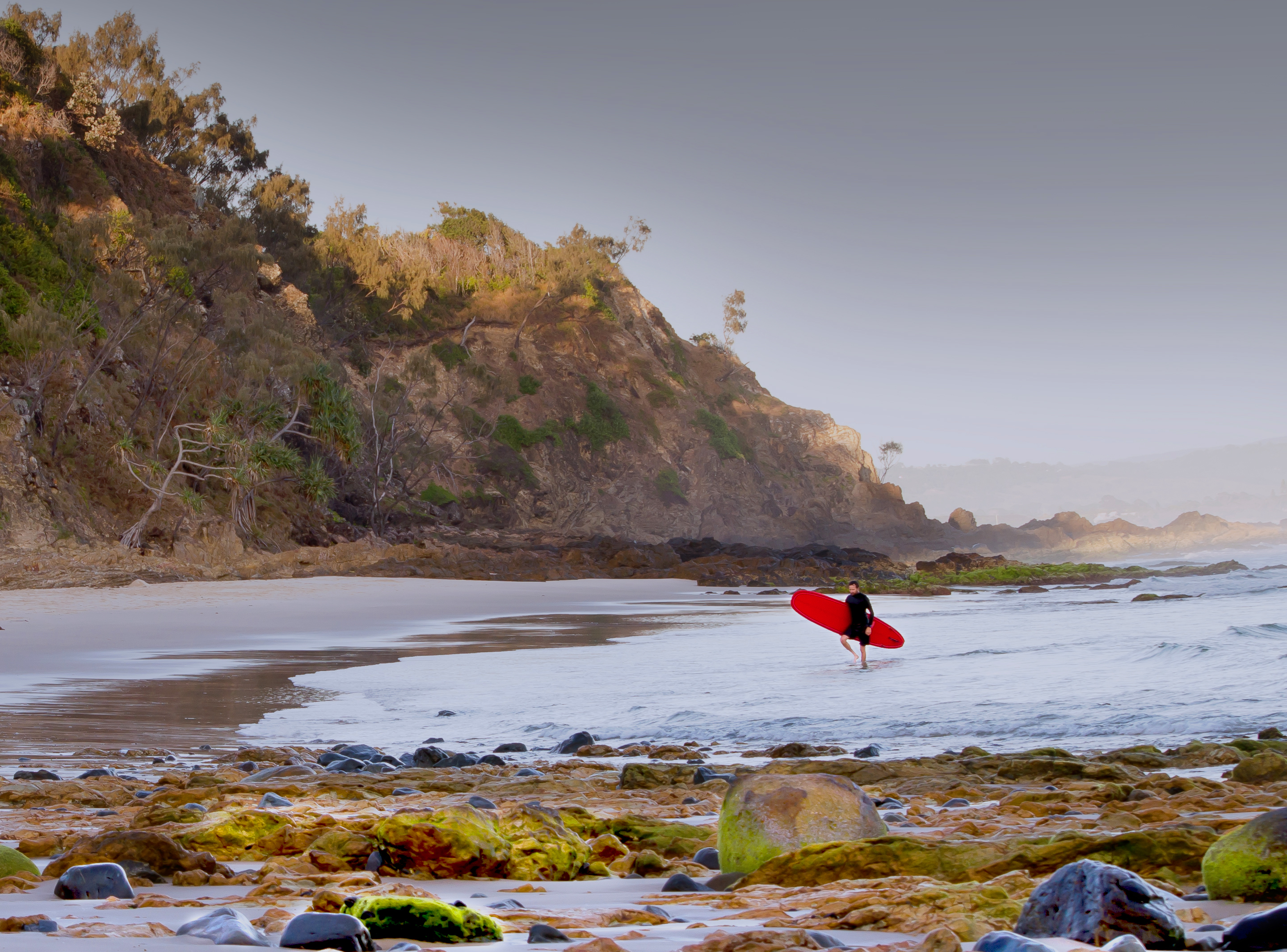 Wategos Beach Surfer