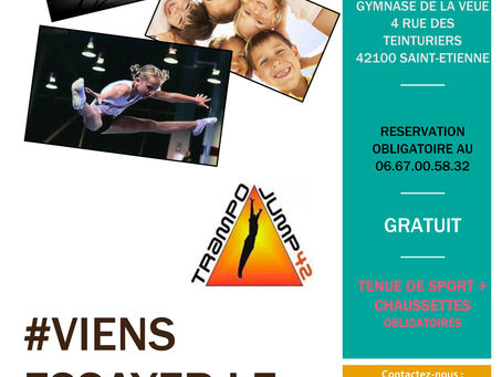 Viens essayer le trampoline